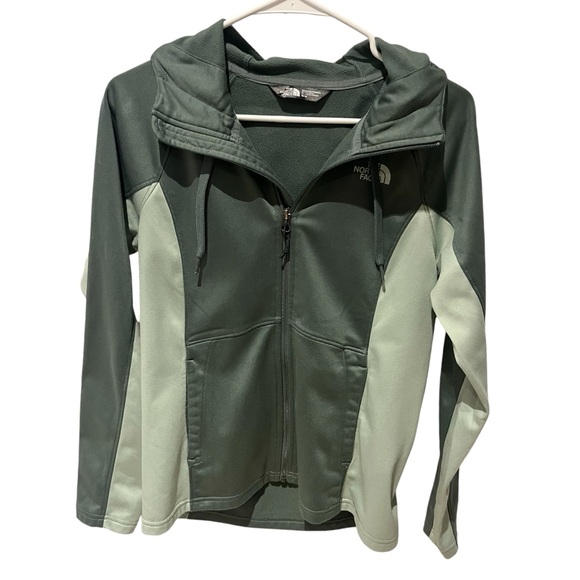 The North Face Jackets & Blazers - The North Face two tone green full zip Pullover Sweatshirt ladies medium.